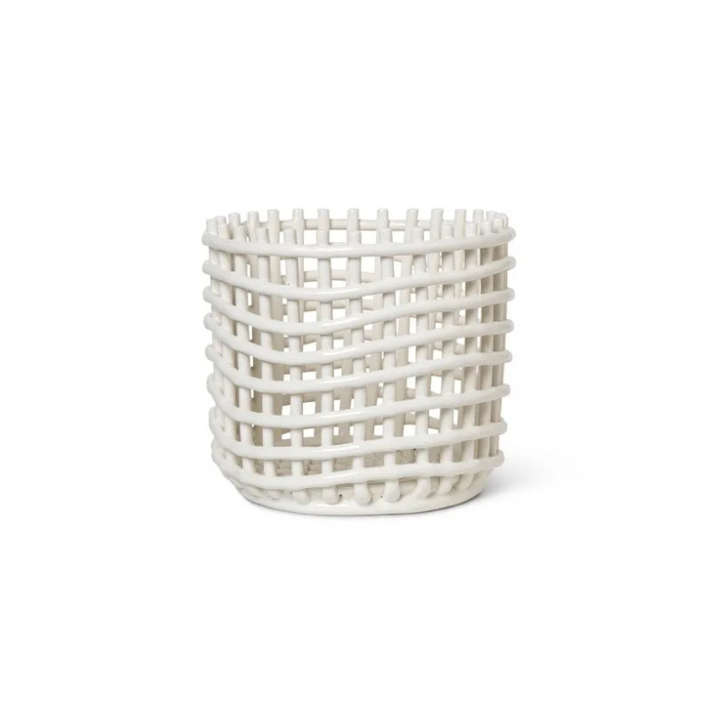 Fern Life Ceramic Basket